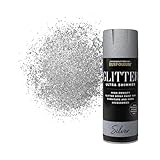 Rust-Oleum Ultra Shimmer Silver Gloss Glitter Effect Multi-Surface Topcoat Spray Paint 400ml Aerosol
