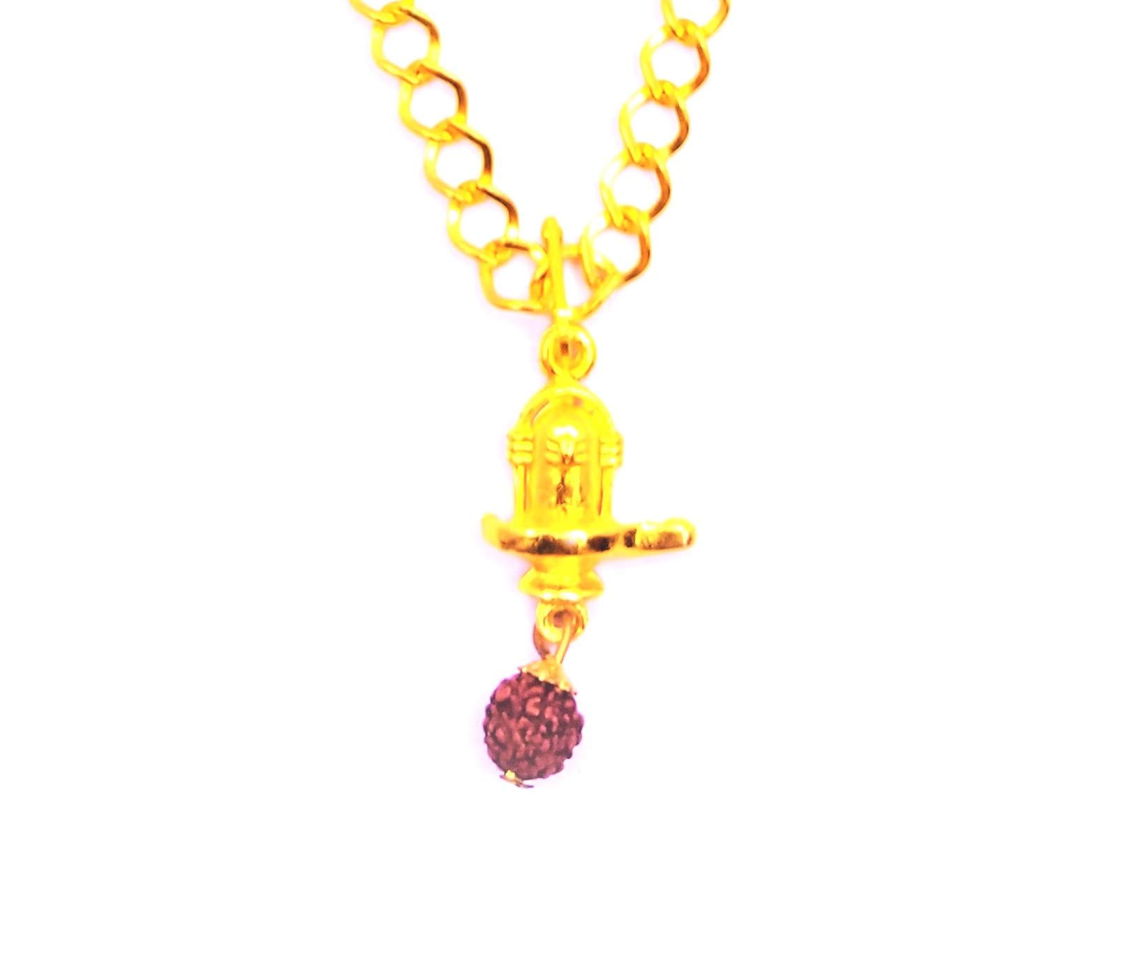 Lord Shiva Shivling Rudraksha Pendant For Men And Women For Health And Peace-image-15