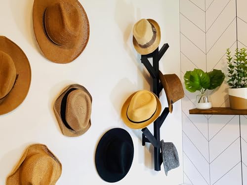 image for PREMIUM RACKS Coat Rack & Hat Rack - Modern Design - Wall Mounted - St