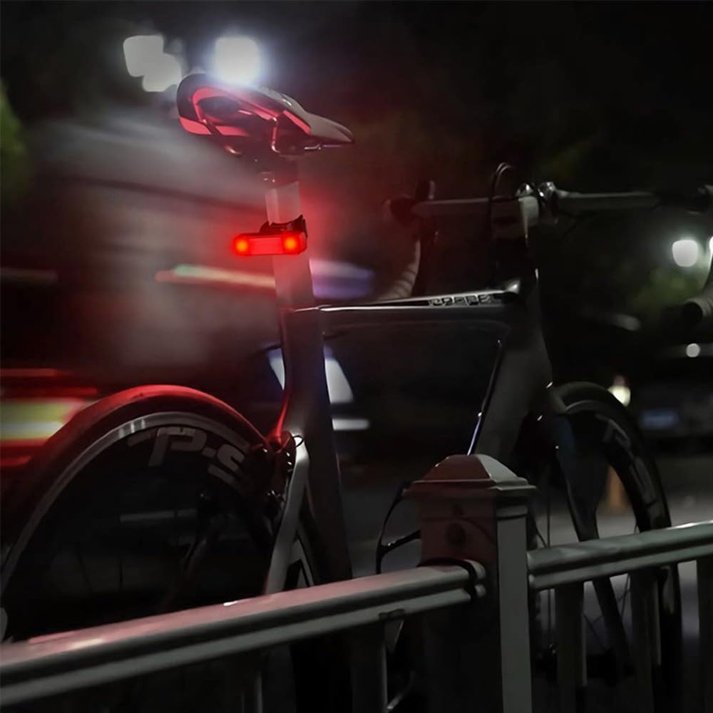 Luces traseras para Bicicleta con Carga USB, Luces para Bicicleta, Luces de Advertencia traseras para Bicicleta, Accesorios para Bicicleta