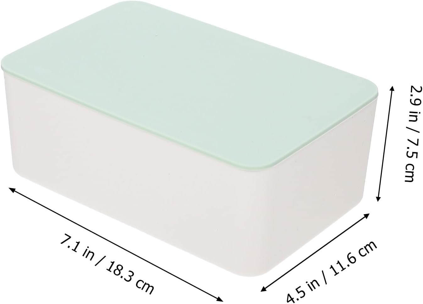 Baby Wet Tissue Storage Box with Lid for Office Home Use image 2