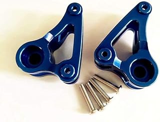E/A 2pcs Aluminum Rear Rocker Arm Progressive-2 (90-T) Blue for Traxxas Revo E-Revo 2.0 vxl Summit Slayer Pro4X4 5358