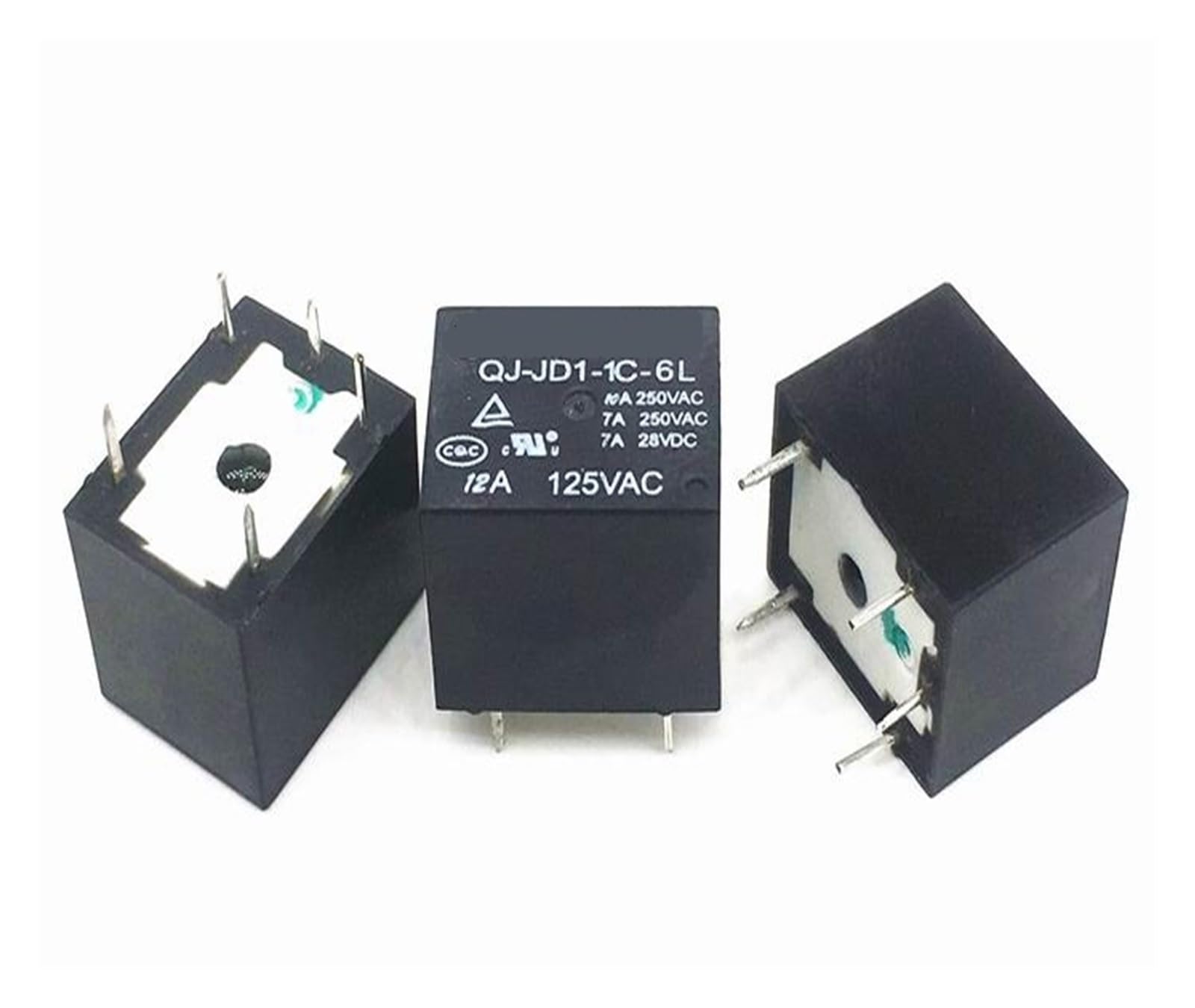 Relais QJ-JD1-1C-6L NISZA 5 broches t73-1c-6v-10a pour circuit imprime