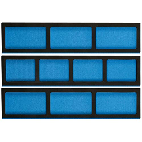 Draper 75048 Full Drawer Eva Insert Infill Tray 3 Piece Set,Blue