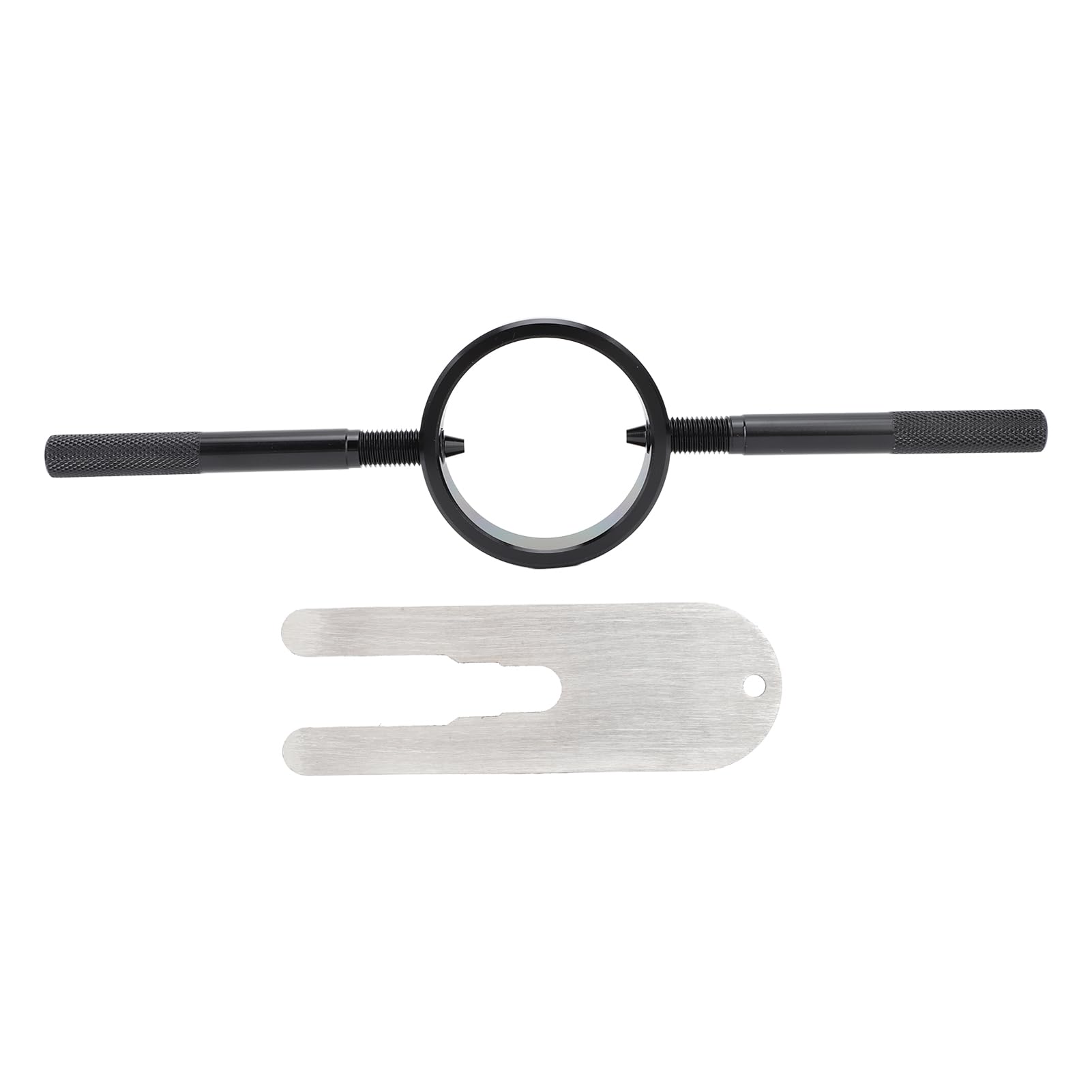 Kit di Strumenti per Compressore Molla Forcella, Strumento di Supporto per Asta Cartuccia con Chiave a Perno Radiale per Moto per la Maggior Parte delle Moto Strada