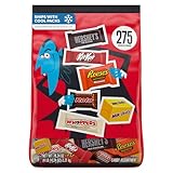 Hershey Miniatures Assorted Flavored, Halloween Candy Bulk Bag, 78.24 oz (275 Pieces)