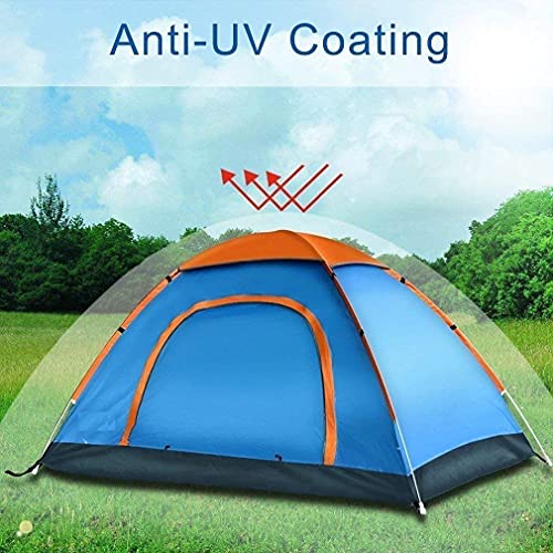 Image of Waterproof and Foldable 6 Person Camping Tent Picnic Camping Portable Waterproof Tent for Outdoor Tracking Camping Dome Tents Mountaineering and Travel Easy Setup Backpacking Tent House