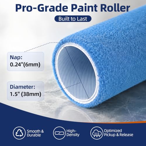 Nichiyo 20" Microfiber Roller - Lint-Free, Large Area Coverage by Nichiyo - Used condition - Image 5