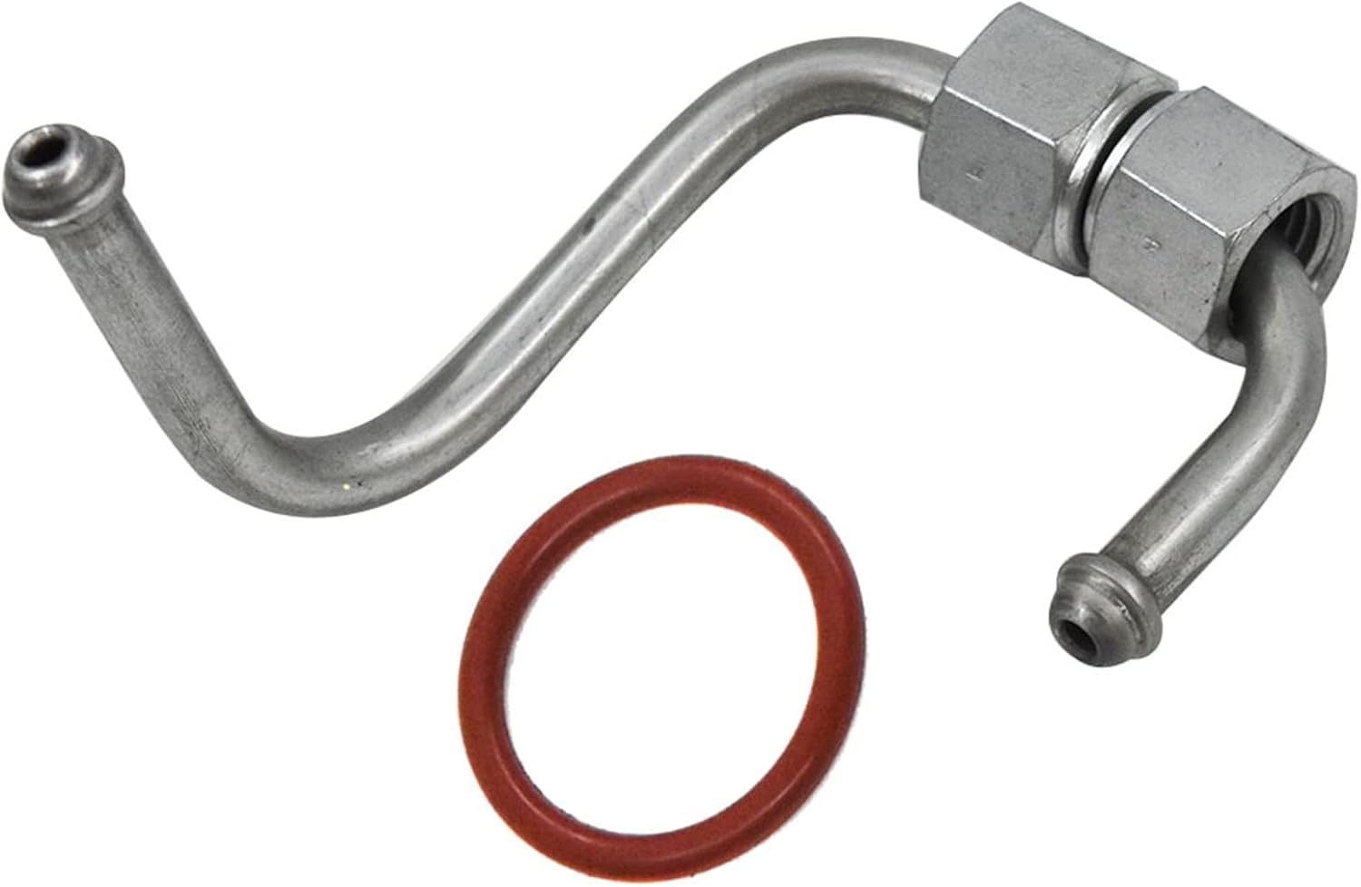 Silscvtt 8C3Z-9229-A 8C3Z9229A 8 X Diesel Fuel Injector Lines Injector Connecting Rods and O-Rings Replacement for Ford Super Duty F250/F350/F450/F550 6.4L 2008-2010