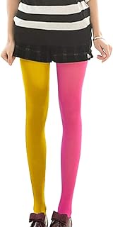 Rosa Rojo Zafiro Mujeres Longitud Completa Pantimedias Dos Pantimedias Tonificadas Traje Legging Medias Tamaño Libre Dos Colores Señoras Fiesta Legging Medias