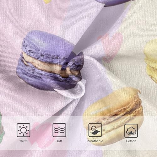 Wusikd Colorful Macarons Hearts Girls' Underwear Cotton Girls Briefs Soft Toddler Underwear 2T3