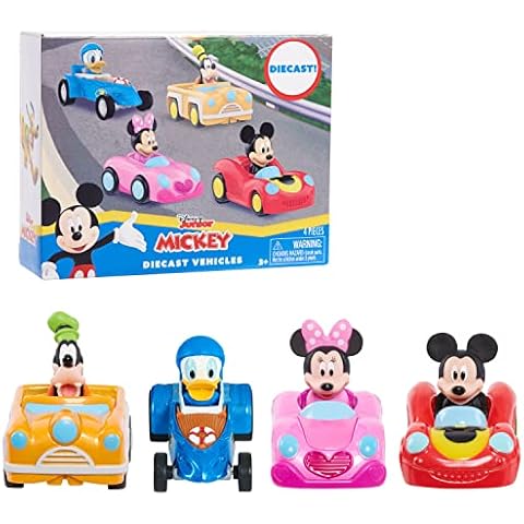 MICKEY Disney Junior Mouse Diecast Vehicles 4-Piece Set Cover