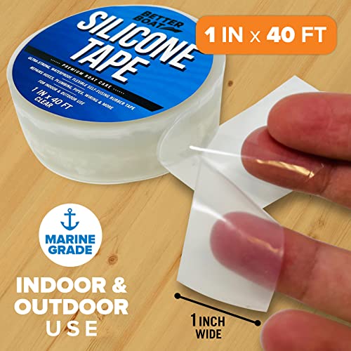 Heavy Duty Silicone Tape Plumbing Self Fusing Silicone Tape Plumbing Tape Silicone Water Pipe Rubber Tape Hose Repair Water Seal Fusion Coax Seal Electrical Or Silicone Waterproof Tape For Leaks #TOP1