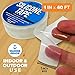 Clear Heavy Duty Silicone Tape, Self-Fusing Rubber Hose and Plumbing Water Pipe Repair Seal, Coax Electrical or Waterproof Tape for Leaks, 40ft