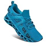  Wonesion Herren Schuhe Laufschuhe Herren Damen Sportschuhe Straßenlaufschuhe Sneaker Joggingschuhe Turnschuhe Walkingschuhe Traillauf Fitness Schuhe,4 Sky Blue,43