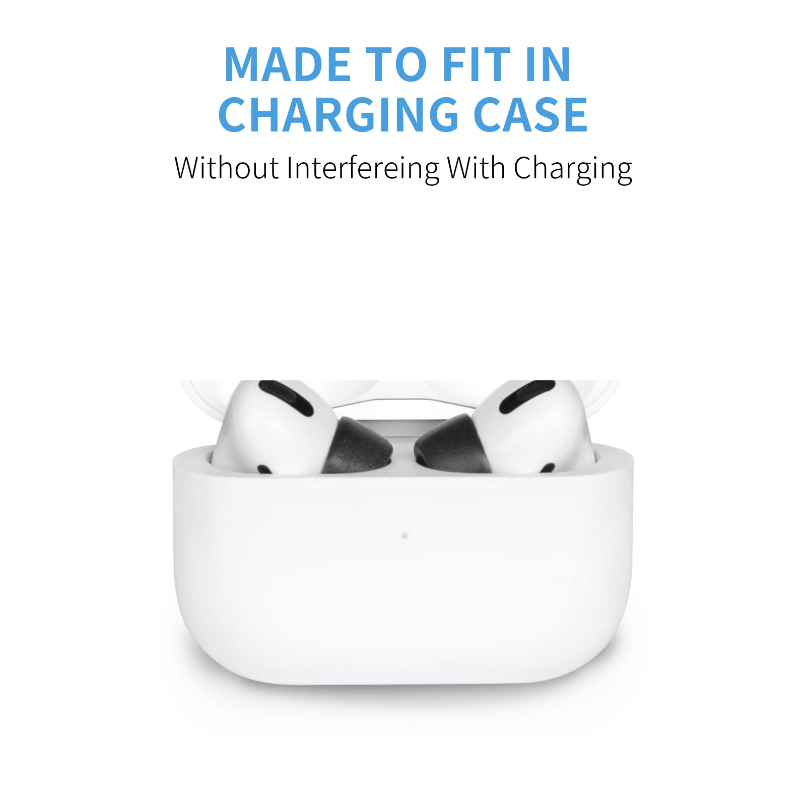 Comply Foam Apple AirPods Pro 2.0 Earbud Tips. Comfortable. Clicks On.  Stays Put. Noise Canceling. Fits in Charging Case (Medium, 3 Pairs) :  Amazon.com.au: Electronics