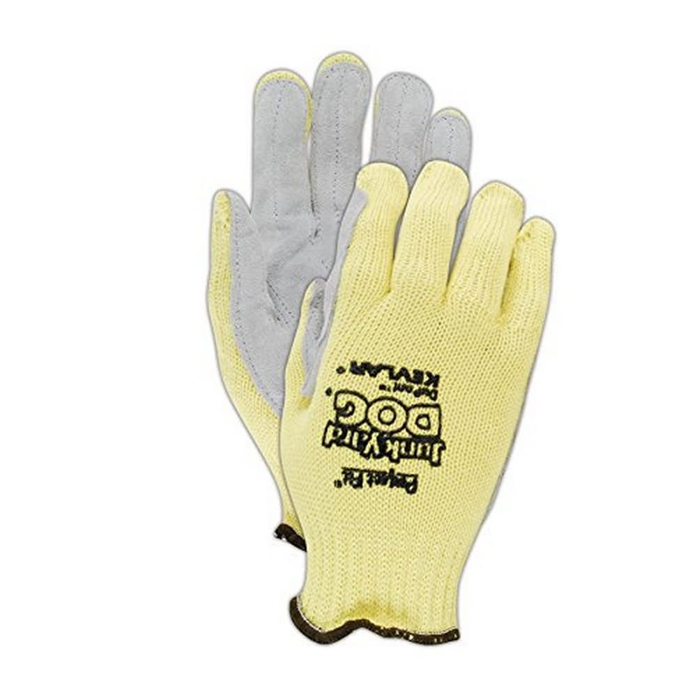 Honeywell Hand Protection KV18A-100-50 Junk Yard Dog Gloves, Men's, Yellow (Pack of 12)