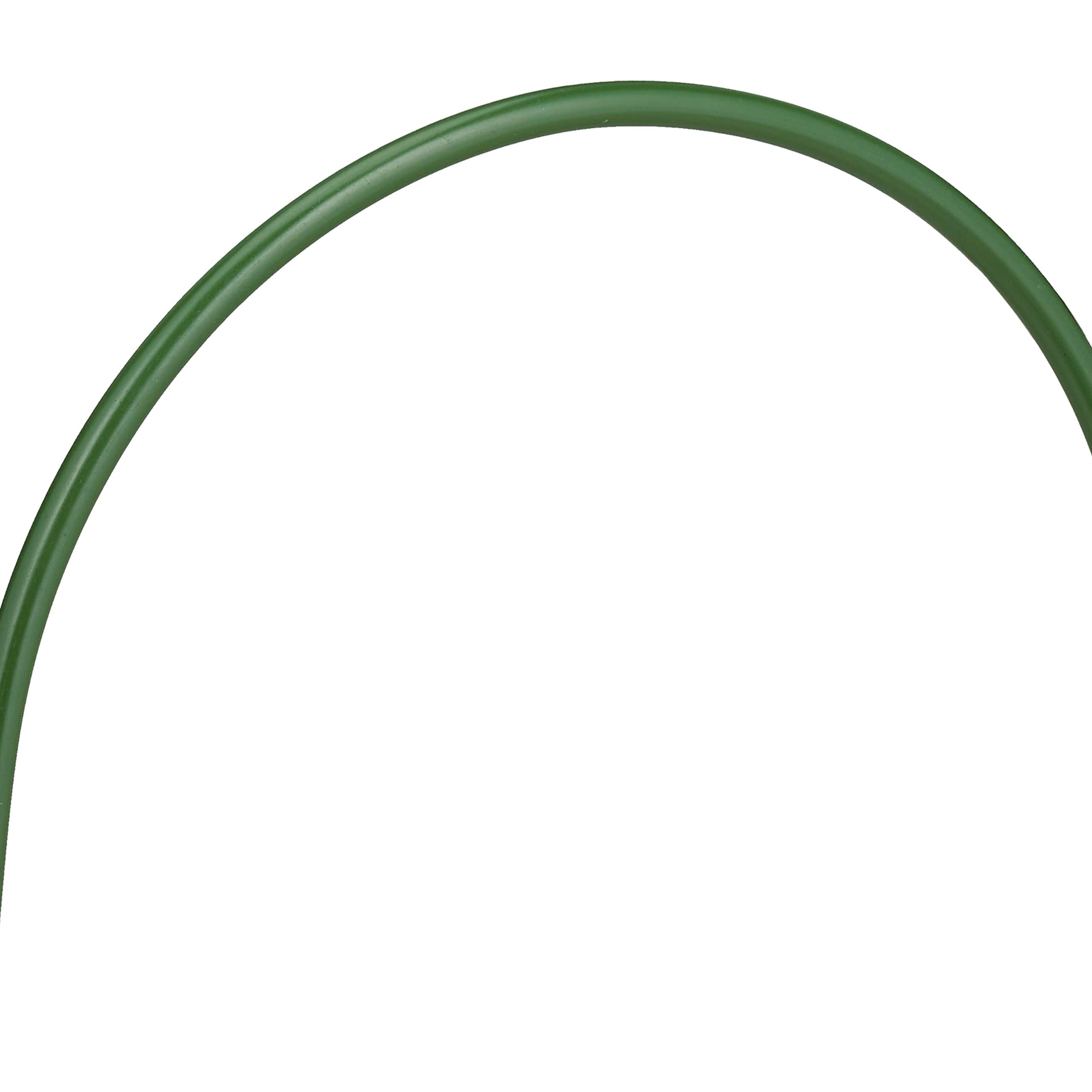 Relaxdays Lot de 6 Arches de Serre-Tunnel, protège Vos Plantes, H x L : 31 x 33 cm, résistant aux intempéries, Vert