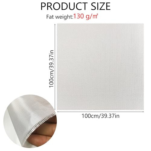 Glasfasermatten ca.150g/m² Gfk Matten 1m² Glasfasergewebe Glasfaservlies Glasfaserspachtel zur Boot RC Flugzeug Auto Surfbrett Wanne Pool Reparatur (150g / m²)