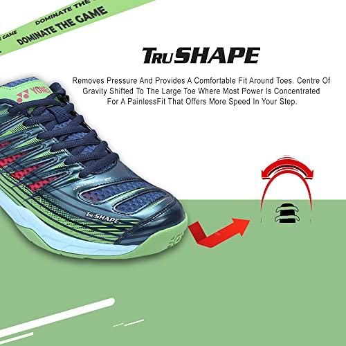 Image of YONEX Badminton Shoes Tour Dominant 2 | Ideal for Badminton,Squash,Table Tennis,Volleyball | Non-Marking Sole |TRU Cushion |Durable Skin Light|Synchro-Fit Insole|Toe Assist Shape|Hexa Grip |Light Weight|