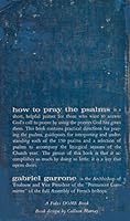 How to pray the Psalms (Fides dome books) B0007DLPVI Book Cover