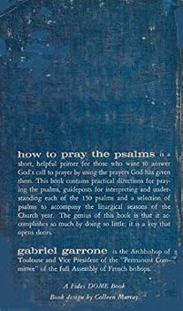 Paperback How to pray the Psalms (Fides dome books) Book