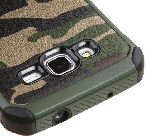 Galaxy Core Prime G360 / Galaxy Prevail LTE Case - Armatus Gear (TM) Slim Hybrid Armor Case Phone Cover For Samsung Galaxy Core Prime / Galaxy Prevail LTE - Camouflage Green
