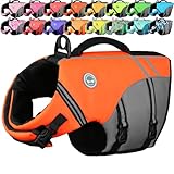 Vivaglory chaleco salvavidas deportiva de estilo Ripstop para perro, con flotabilidad superior y agarradera de rescate