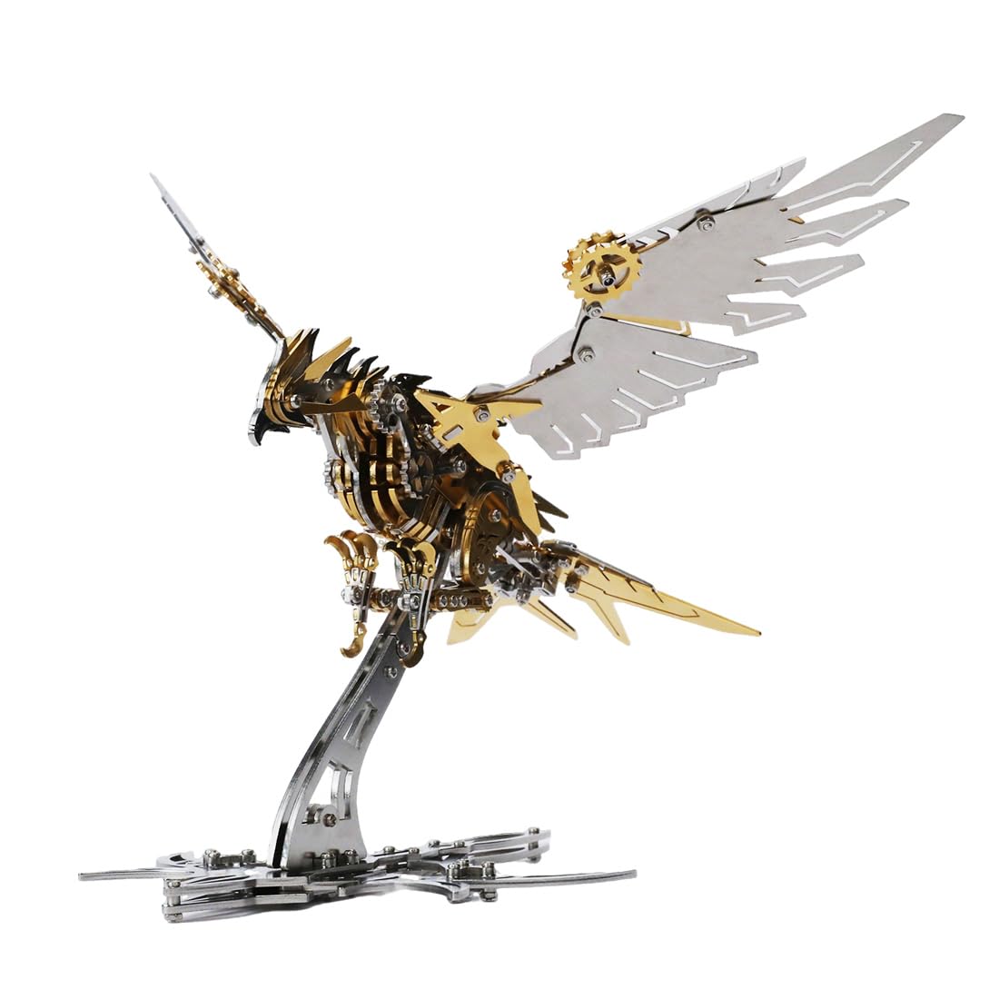 3D Metal Puzzles, Falcon Predator 3D Metal Mechanical Puzzle for Adults to Build, Steampunk Animal Model Puzzle, Creative Decoration Gift for Women Men(279PCS)