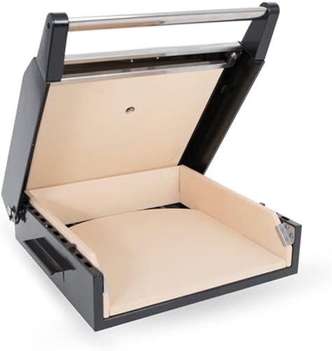 Miniatura 3 de Megamaster Kit de pizza portátil - Horno de pizza de cerámica de acero inoxidable y tapa de parrilla para acampar