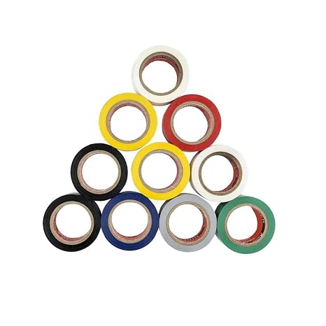 Orret Home 5 Adet Elektrik Bandı,Pvc Bant,10 Metre (Renkli)