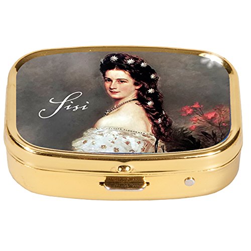Fridolin 18286 Pillendöschen *Sisi*, Metall, 5,1 x 3,6 x 1,8 cm für 9,49 EUR bei Amazon Bild: Fridolin 18286 Pillendöschen *Sisi*, Metall, 5,1 x 3,6 x 1,8 cm für 9,49 EUR bei Amazon