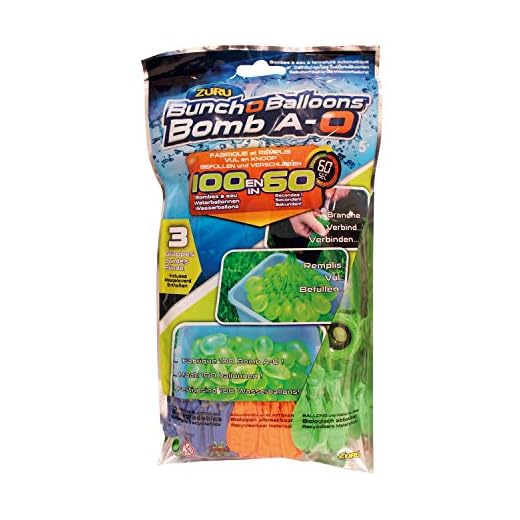 Splash Toys 31115-100 Wasserbomben in 60 Sekunden - selbstschließend ohne Knoten (420 Wasserbomben)