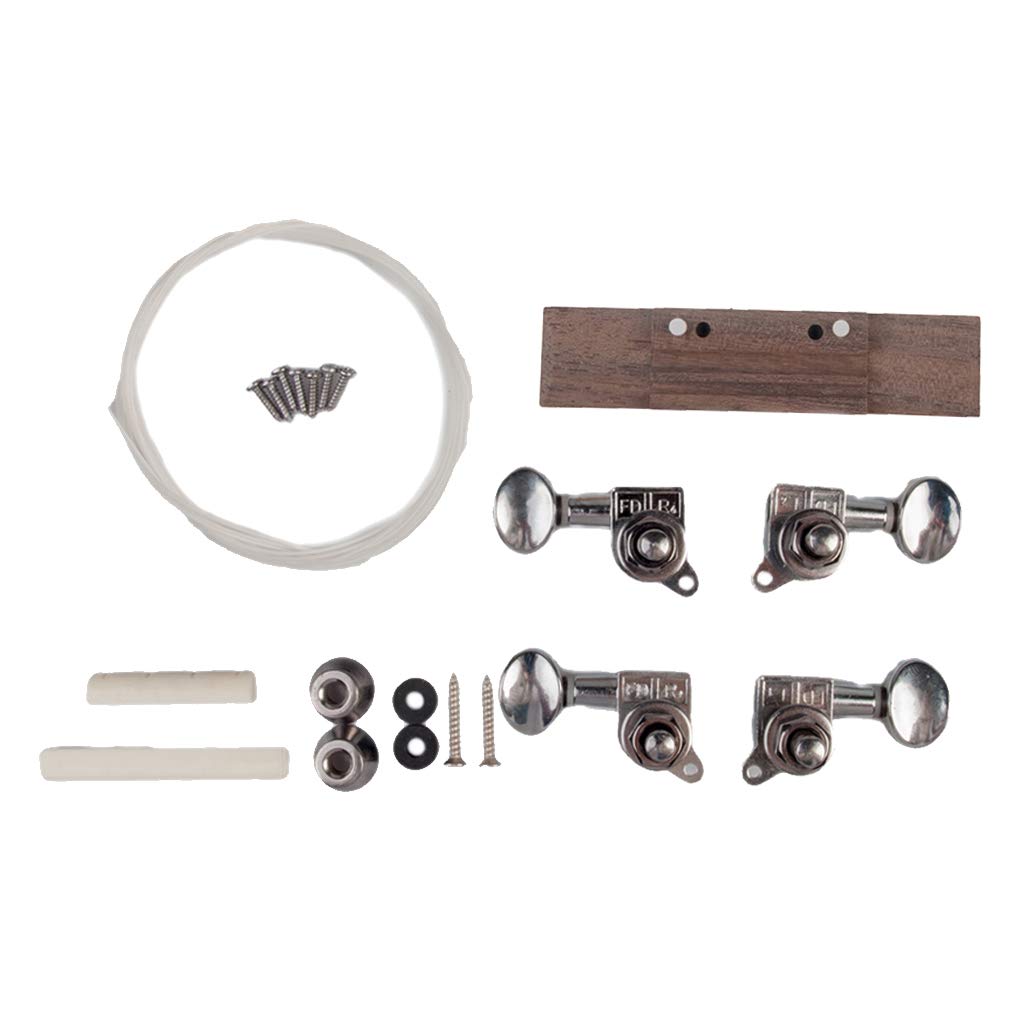 5 set fai da te 66 cm ukulele tenore Uke kit per principianti chitarra regalo