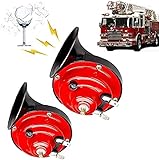 El sonido dual de 300 dB de volumen puede proporcionarle un sonido fuerte y claro para advertir a los demás. Nuestros parlantes de 24 V pueden ayudarlo a reducir lesiones innecesarias y mejorar la seguridad al conducir.