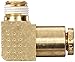 Eaton Weatherhead 1869X4 Brass CA360 D.O.T. Air Brake Tube Fitting, 90 Degree Elbow, 1/8
