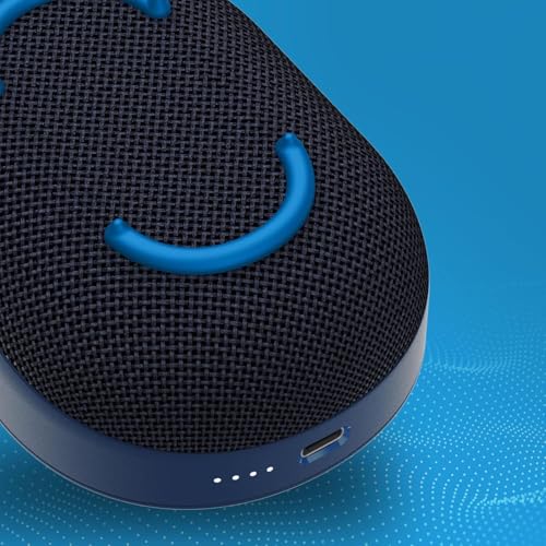 Image of Skullcandy Kilo XT Wireless Bluetooth Speaker - IPX7 Waterproof Mini Bluetooth Speaker with 24 Hour Battery, Downward Firing Passive Radiator, and True Wireless Pairing - Perfect for Outdoor (Navy)