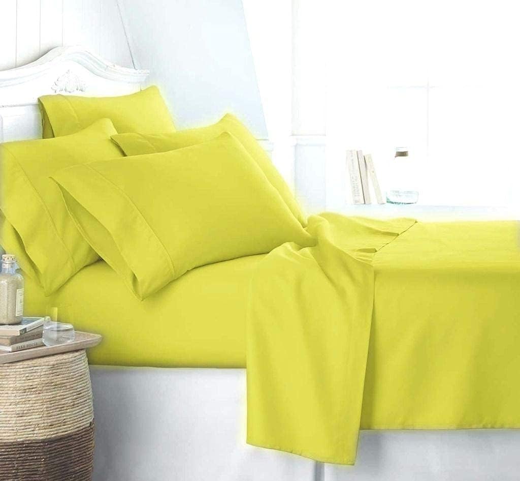 LaxLinen- Egyptian Cotton 6 PCs Sheet Set (+18 Inch) Extra Deep Pocket Queen Bed Size, Beige Solid 600 Thread Count
