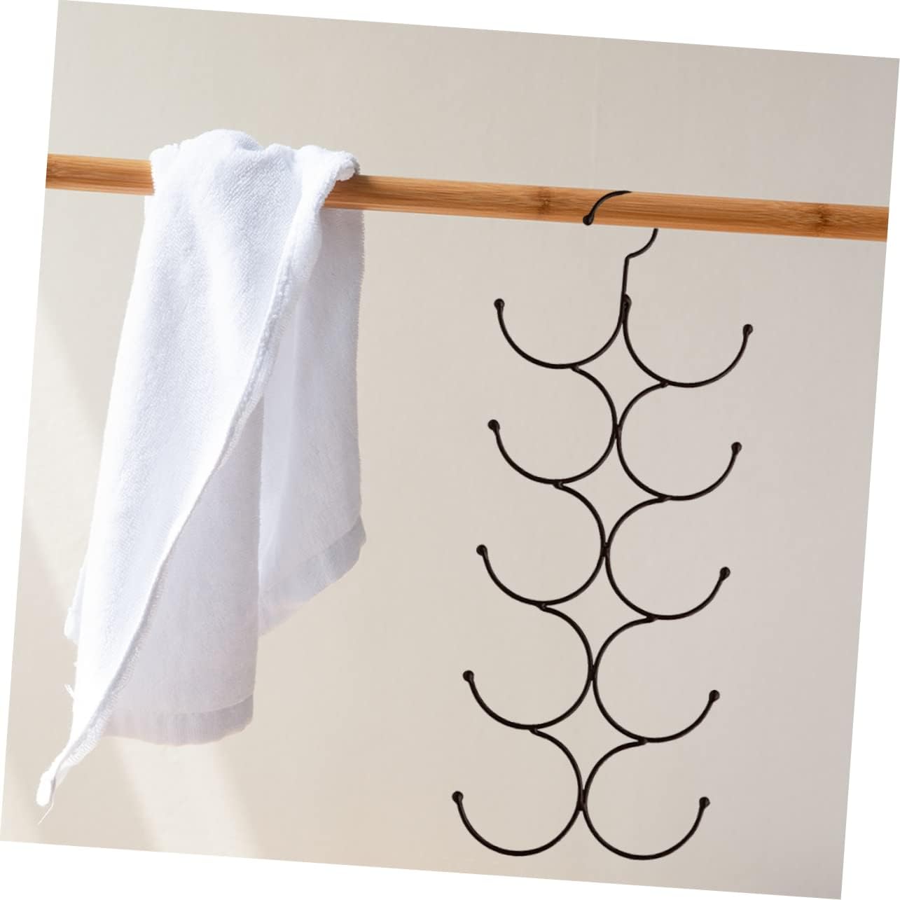 Levemolo Multi-Function Scarf Hanger Closet Scarf Organizer Tie Hanger Supply Hooks