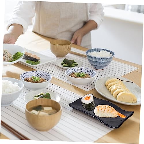Bandeja Japonesa para Sushi Alipis Plástico Negro miniatura 2