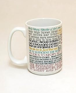 Saint Bernadette Quote Mug
