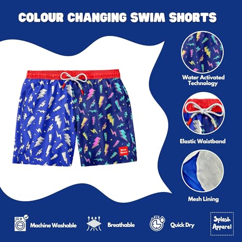 Adults Colour Changing Swim Shorts Trunks - Water Reactive4