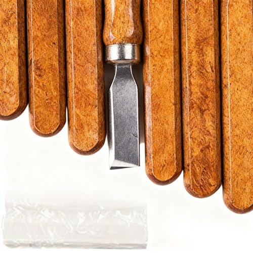 Gouges de menuiserie de précision : kit de sculpture sur bois en acier au carbone - 7