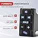 Pyle Rocker Switch Wireless BT Audio Controller, Waterproof Rated Marine Receiver Remote Control for Car, Truck, Boat, 4x4, PowerSport Vehicles, Connect and Stream Audio from External Devices