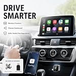 Wireless CarPlay Adapter, 2-in-1 Wired to Wireless CarPlay and Android Auto, Plug and Play, Fast Auto Reconnect, Mini Dongle with USB-A to USB-C Adapter - Image 5