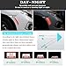 muekzru Car Reflective Trim Side Marker Stickers,Automotive Exterior Accessories Reflector Guard for Car SUV Pickup Truck Wheel Well Arch or Side Bumper Fenders,Outdoor Safety (RED-2PCS)