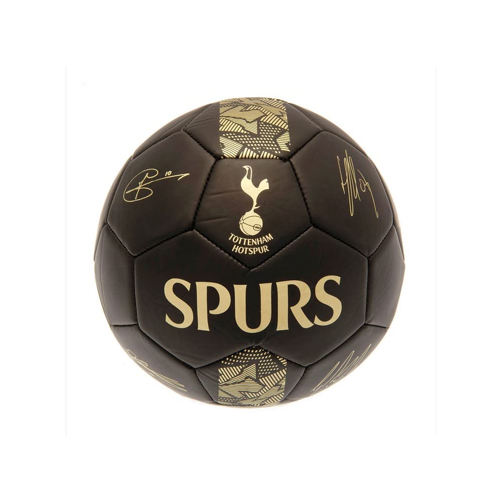 Tottenham Hotspur Fc Phantom Signature Soccer Ball Black Gold