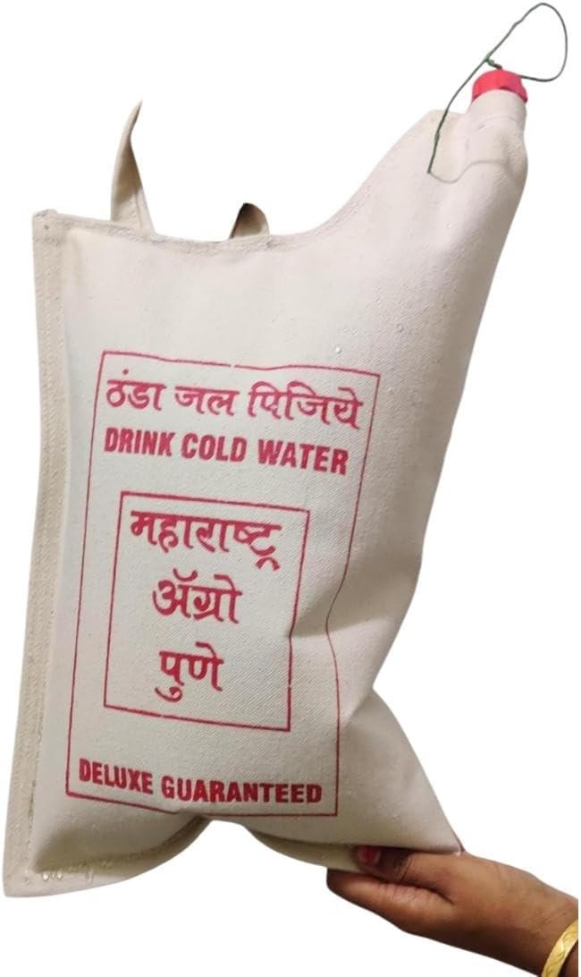 Canvas Cold Water Bag 4 ltr for Picnic, Tour, Journey, Outdoor Hiking Camping/Water Cooling Bag | Picnic Tour Journey Outdoor Hiking Camping/Water Cooling Canvas Bag (Beige - BG04, 4 Ltr)
