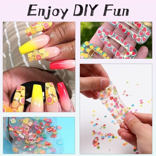 Chispas falsas kawaii para decoración de teléfonos celulares y uñas 8