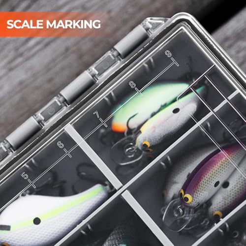 image for KastKing HyperSeal Waterproof Tackle Box, 3600 and 3700 Tackle Trays, 